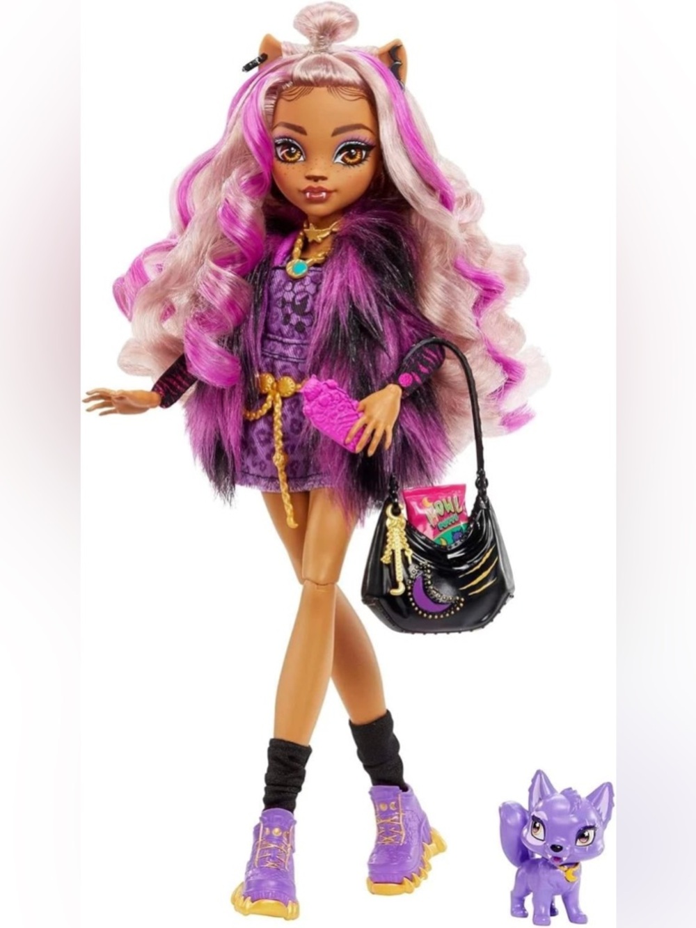 Visit the Monster High Store Monster High Clawdeen Wolf Fashion Doll with Pur